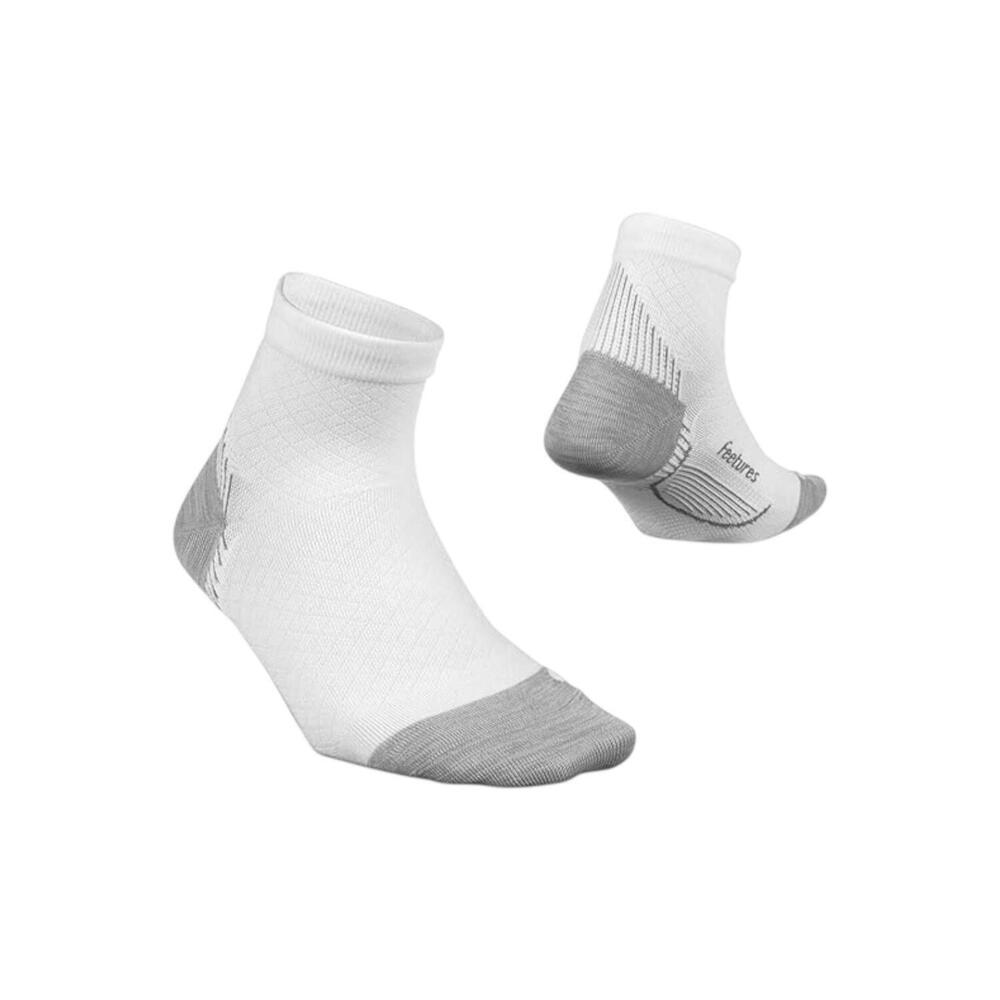Feetures Women's Plantar Fasciitis Relief Ultra Light Quarter White